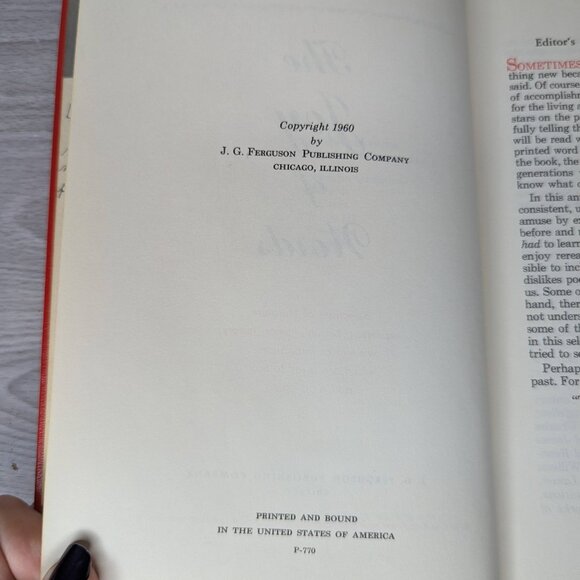 Vintage The Joy of Words Hard Cover Book Copyright 1960 - Picture 11 of 16